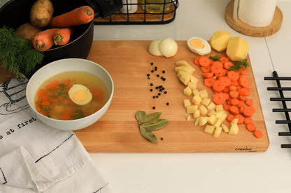 Wide-Medium Edge Grain Cutting Board